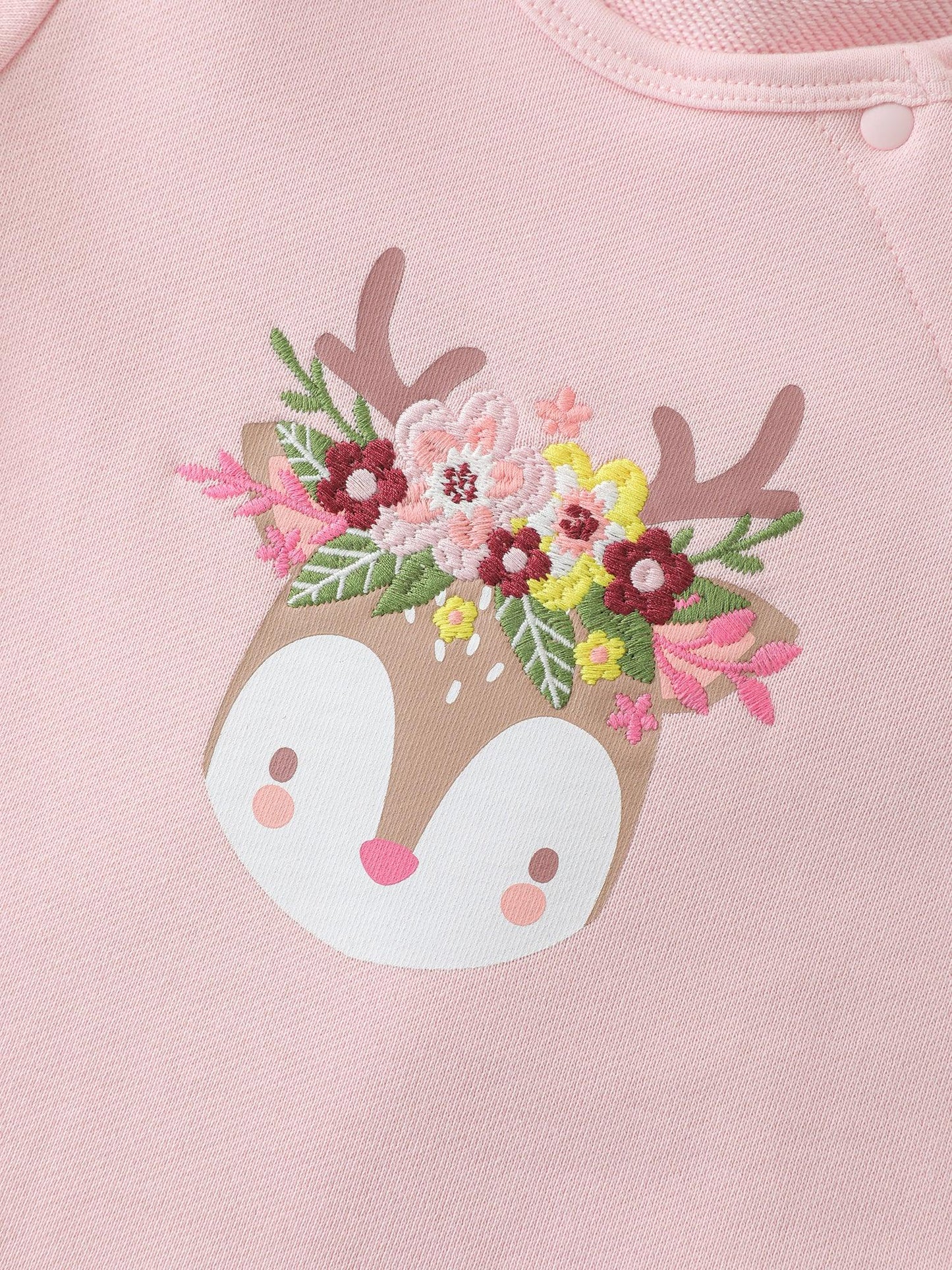 Baby Girls' Graphic Long‑Sleeve Top