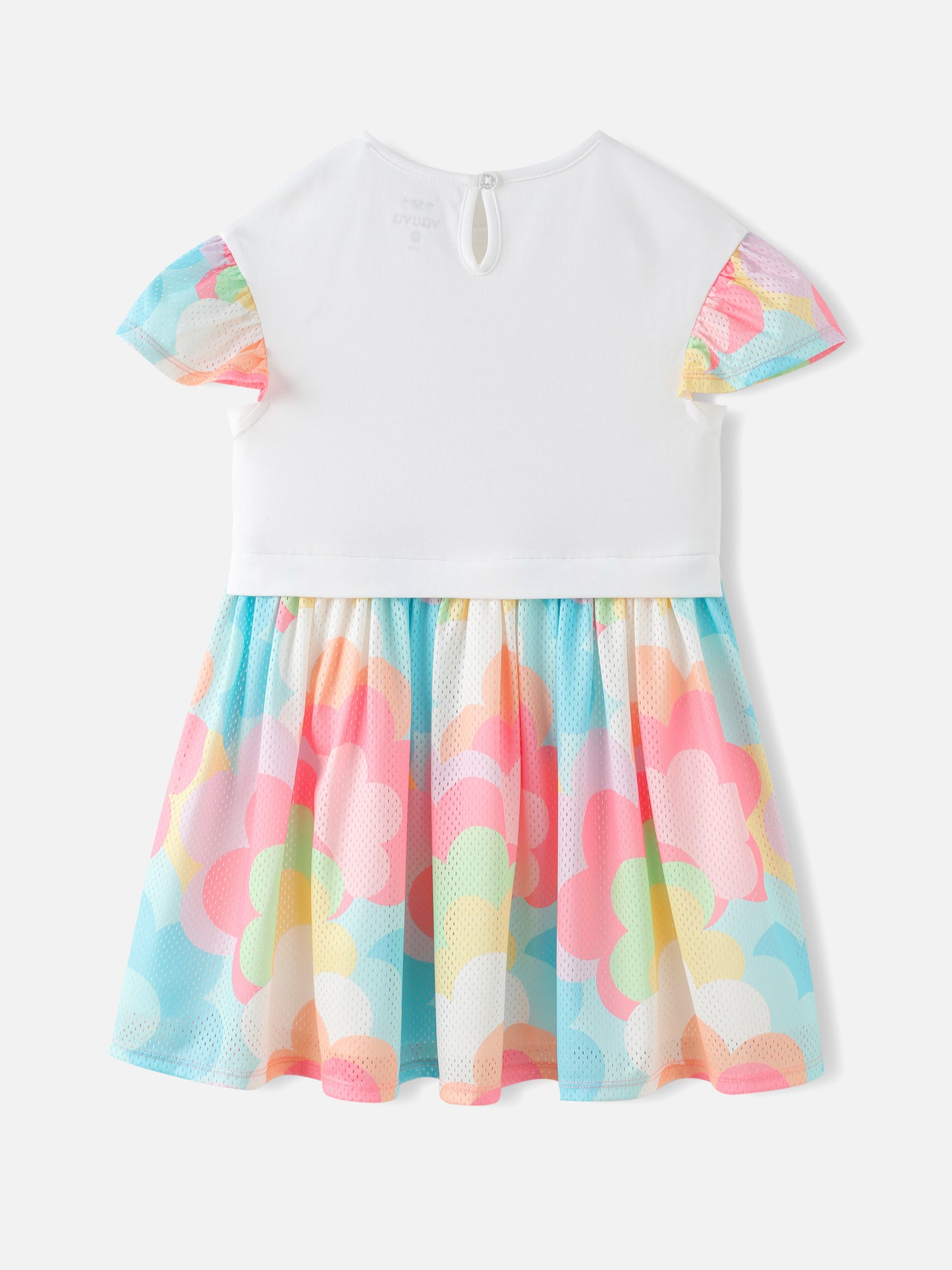 Girls Two-Tone Flare Dress