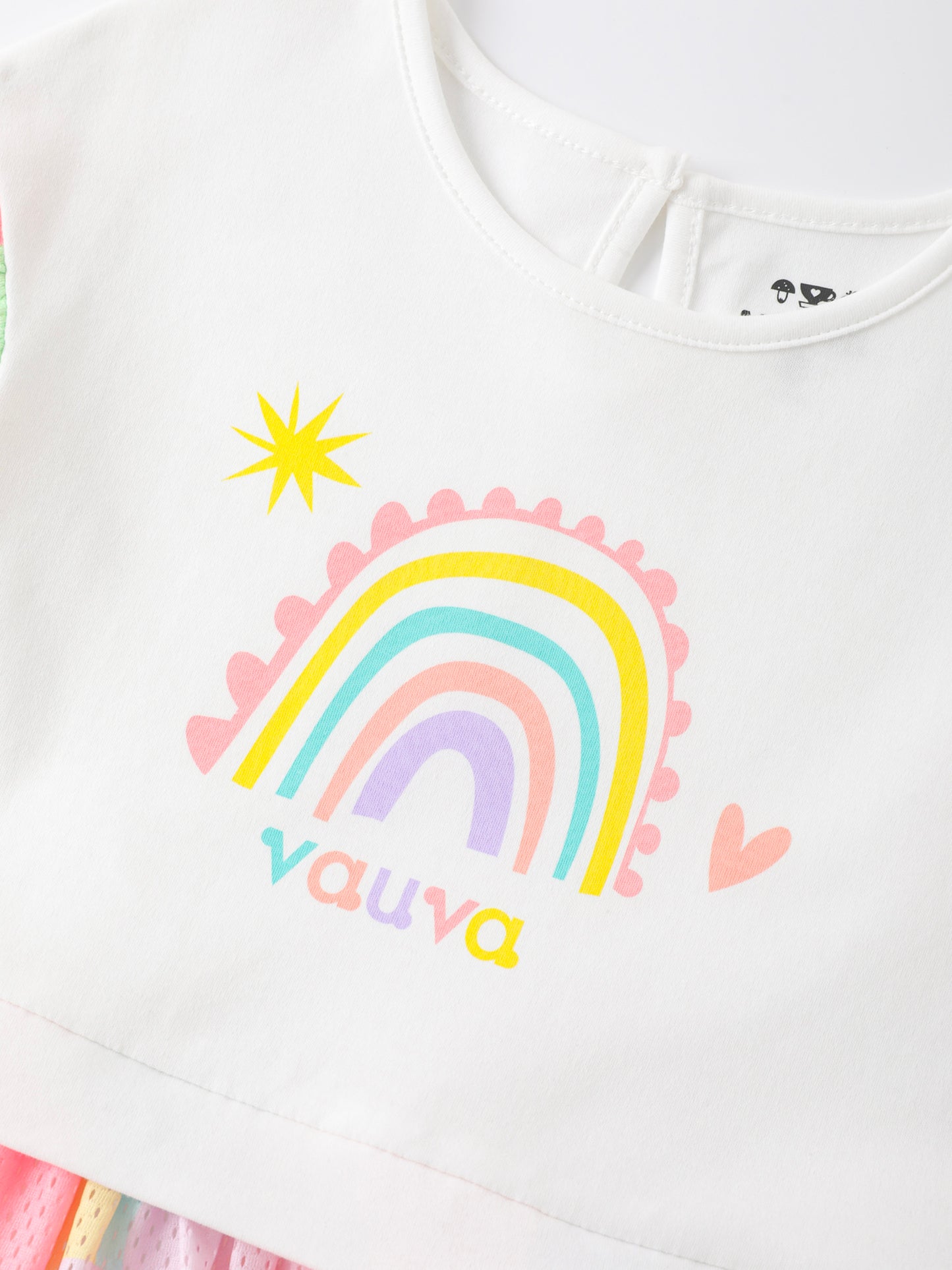 Girls Two-Tone Flare Dress