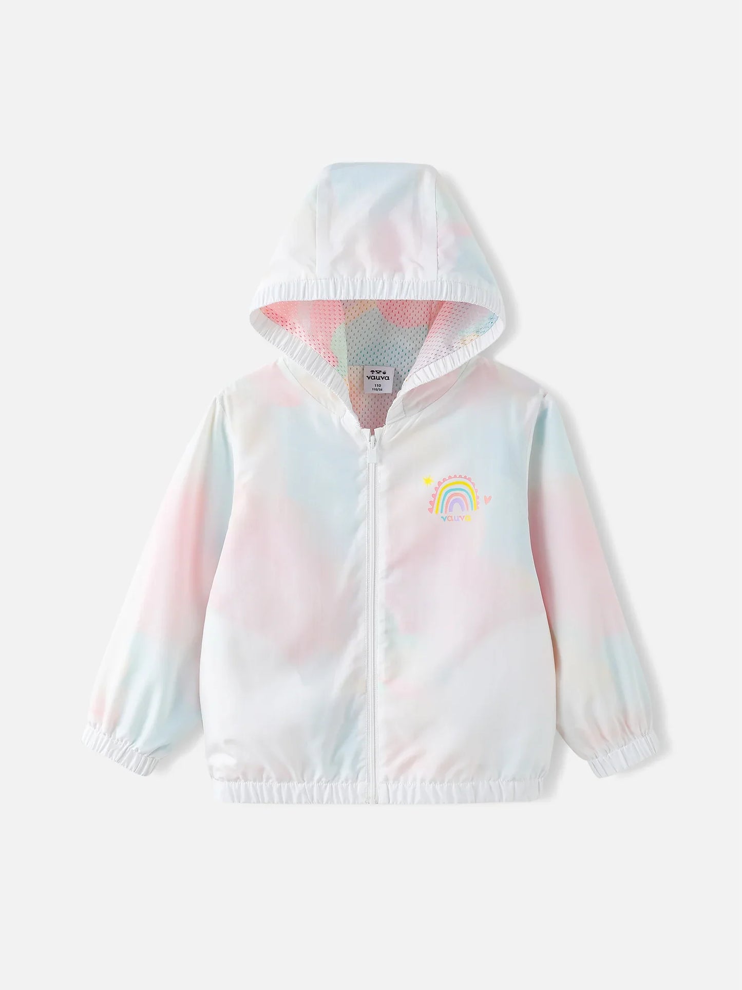 Girls Allover Iridescent Print 2-In-1 Windbreaker