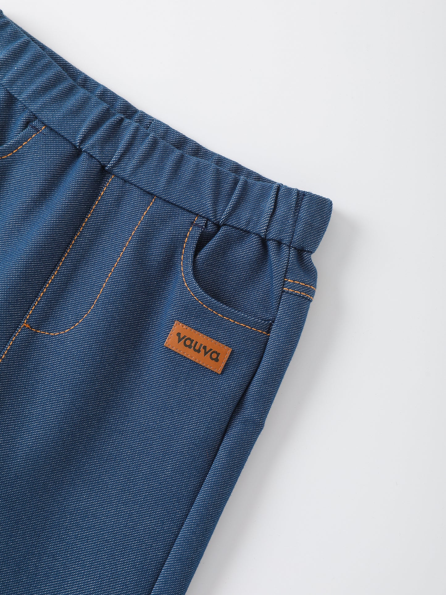 Girls Jersey Denim Leggings