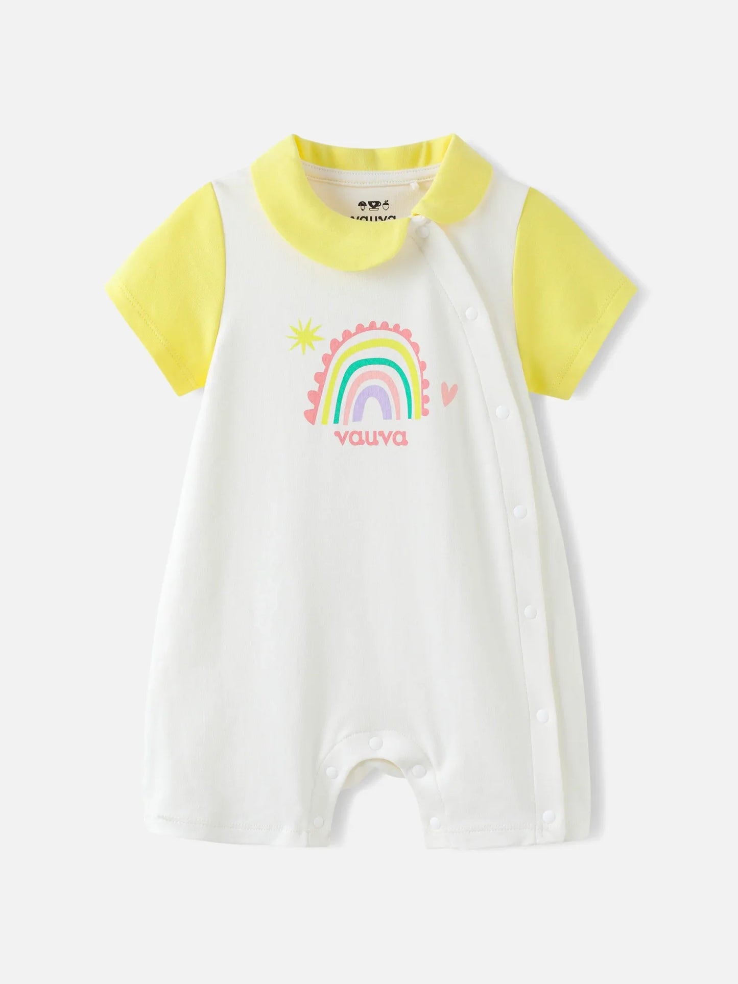Baby Girls Graphic Shortie Romper