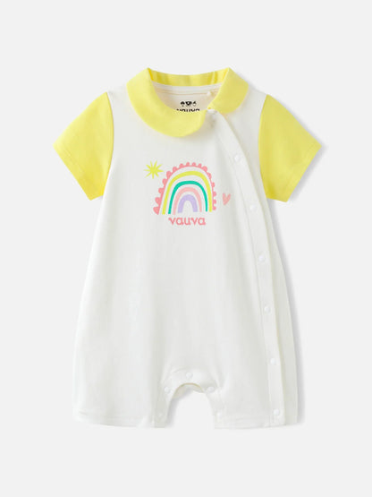 Baby Girls Graphic Shortie Romper