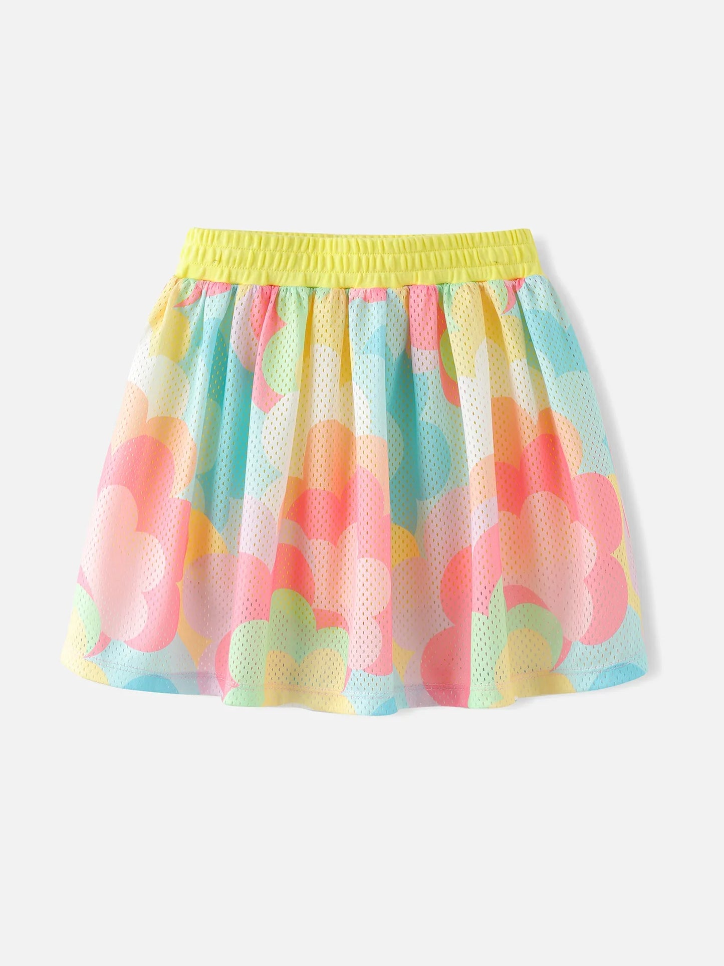 Girls Allover Floral 2-In-1 Skirt