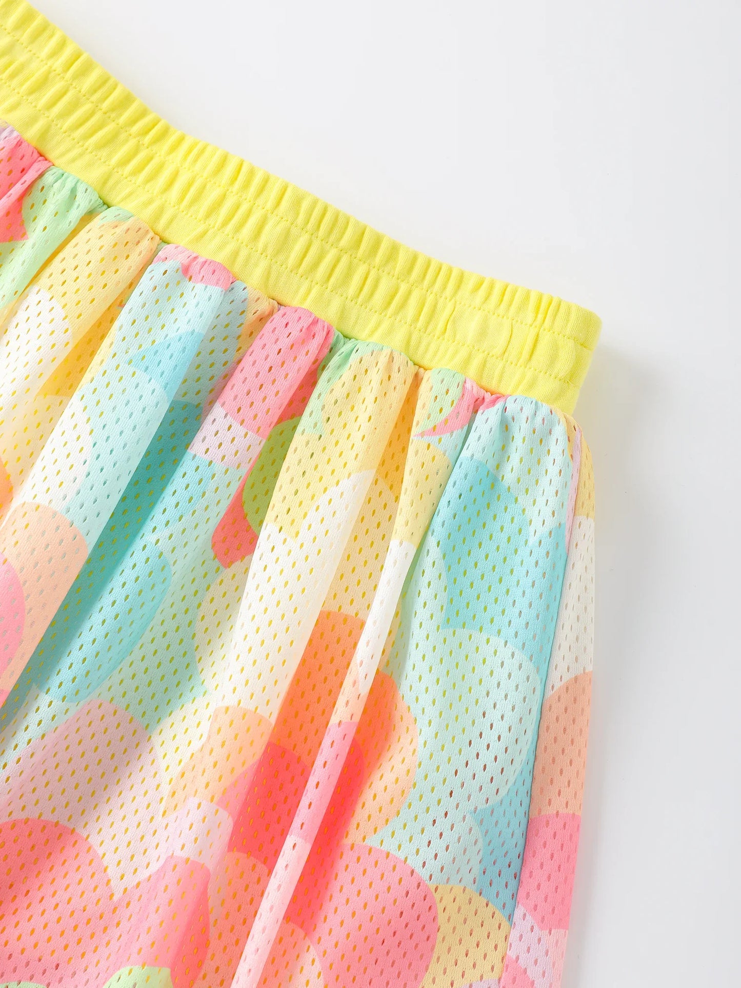 Girls Allover Floral 2-In-1 Skirt