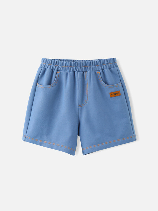 Girls Jersey Denim Shorts