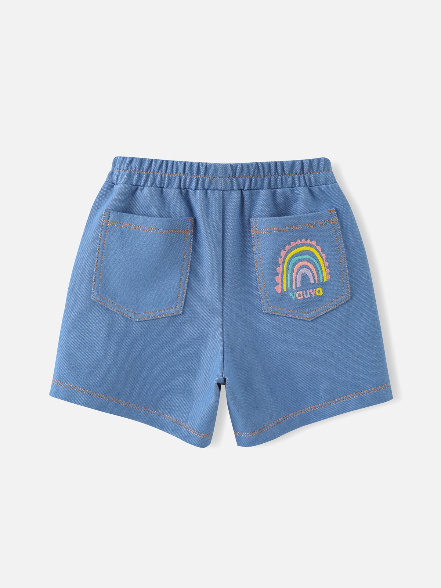 Girls Jersey Denim Shorts