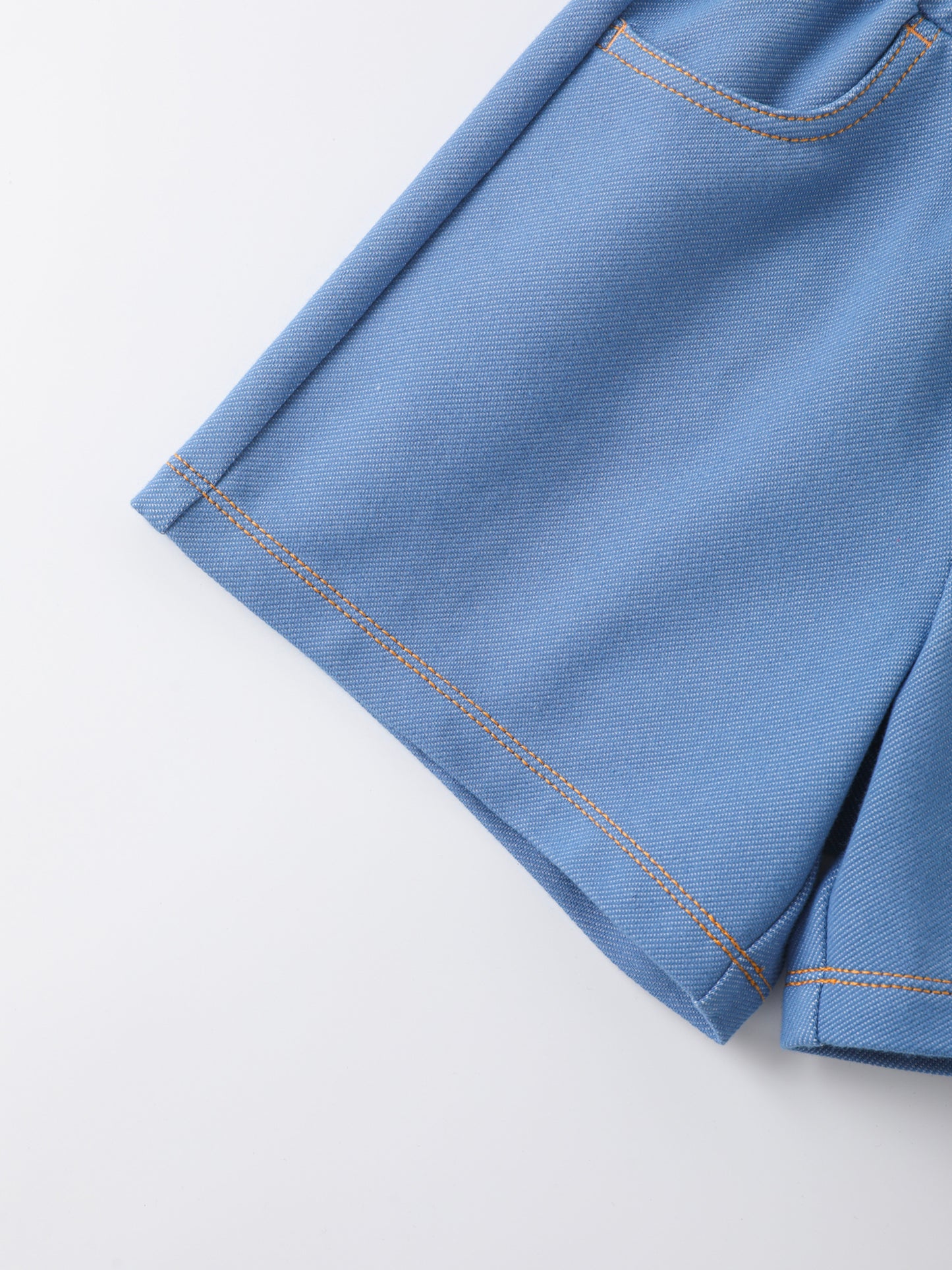 Girls Jersey Denim Shorts