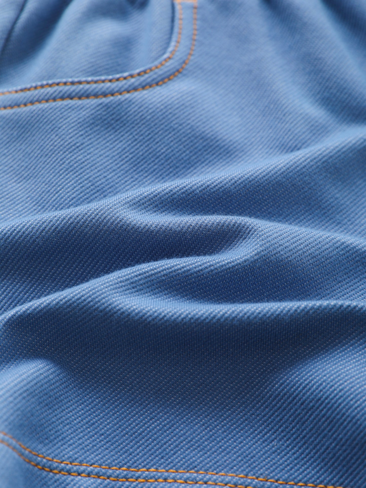 Girls Jersey Denim Shorts