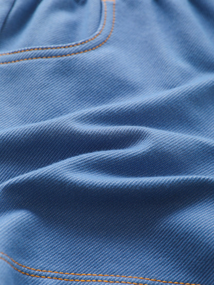 Girls Jersey Denim Shorts