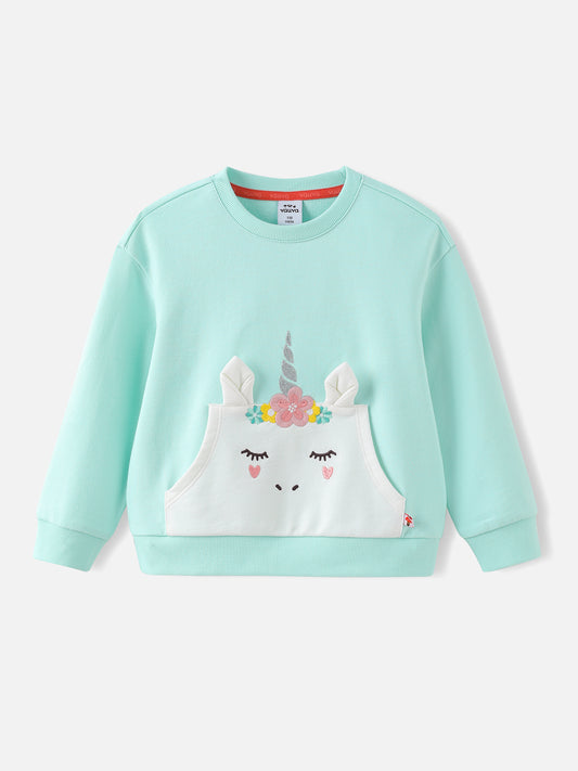 Girls Unicorn Sweatshirt