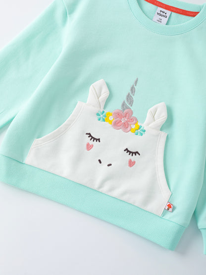 Girls Unicorn Sweatshirt