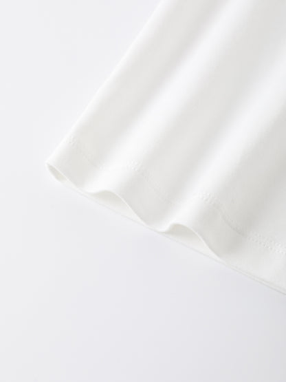 Girls Ruffle Sleeves Graphic Tee