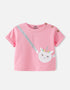 Baby Girls Sleeveless Applique T-Shirt