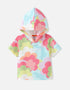 Girls Allover Hooded Crop Top