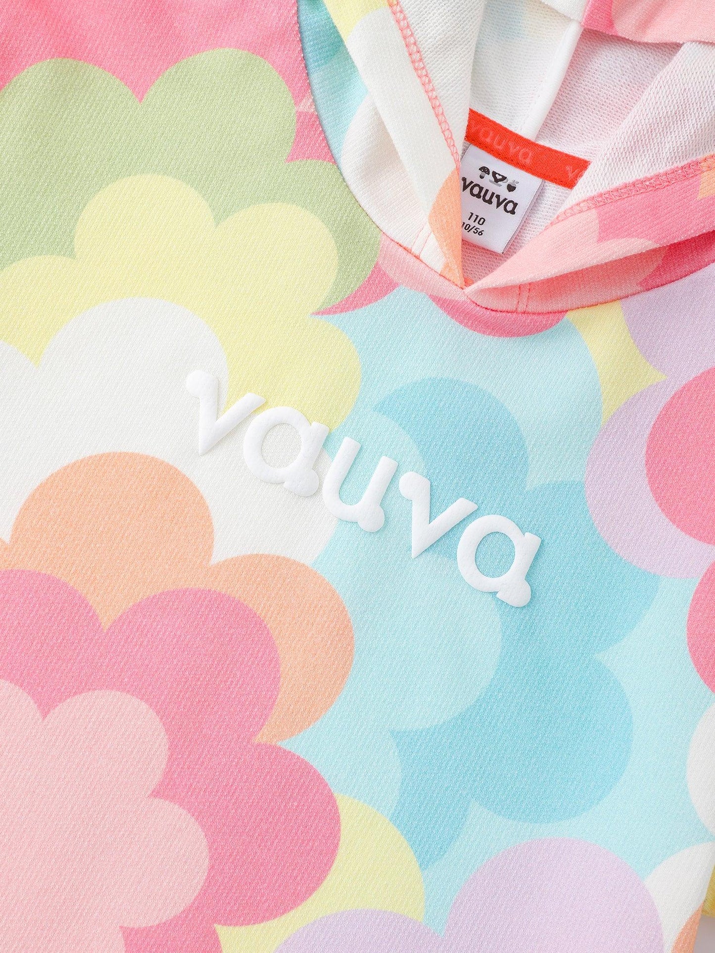 Girls Allover Hooded Crop Top