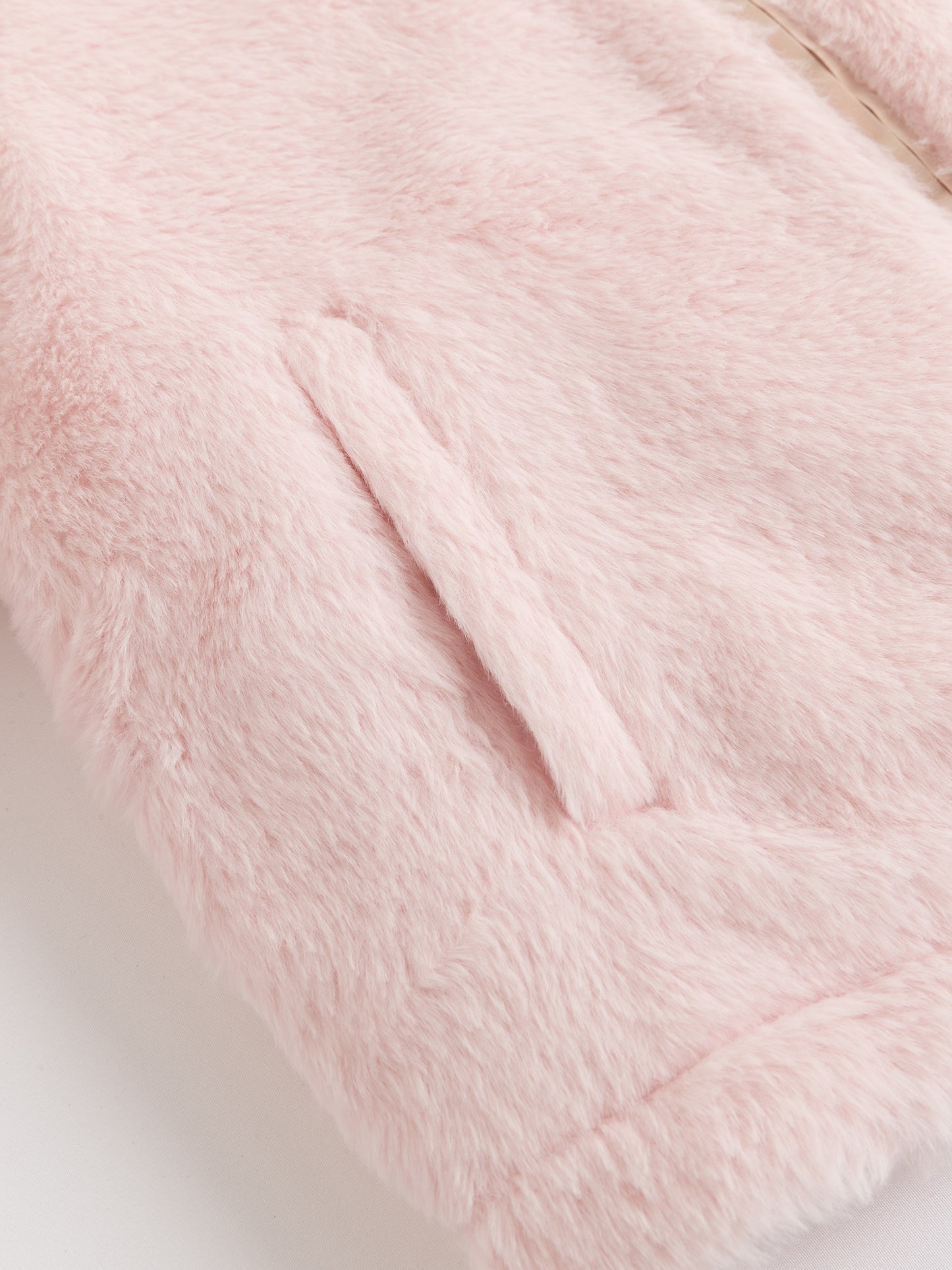 Girls Cozy Plush Jacket with Quilted Padded Lining