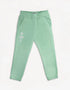 Kids Mint Green Embroidery Sweatpants