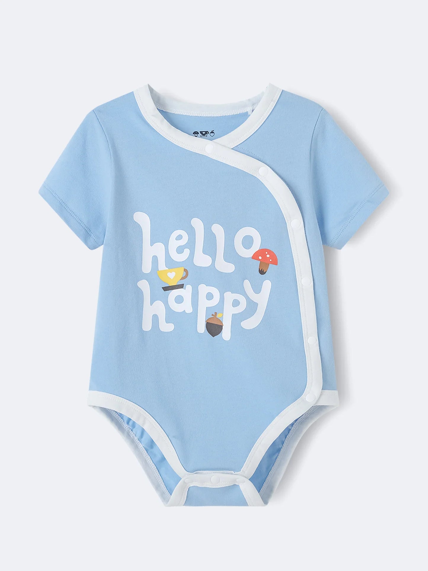Baby Short Sleeve Stripes Bodysuit And Leggings Set