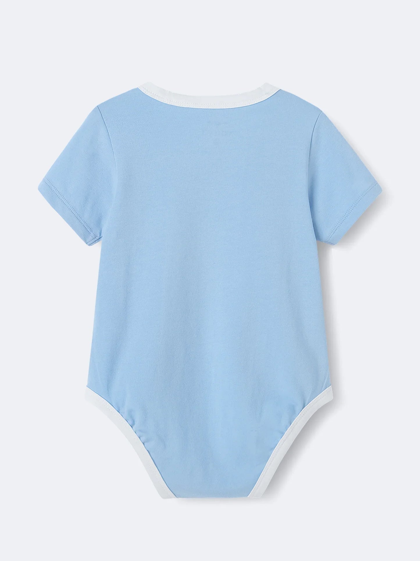 Baby Short Sleeve Stripes Bodysuit And Leggings Set