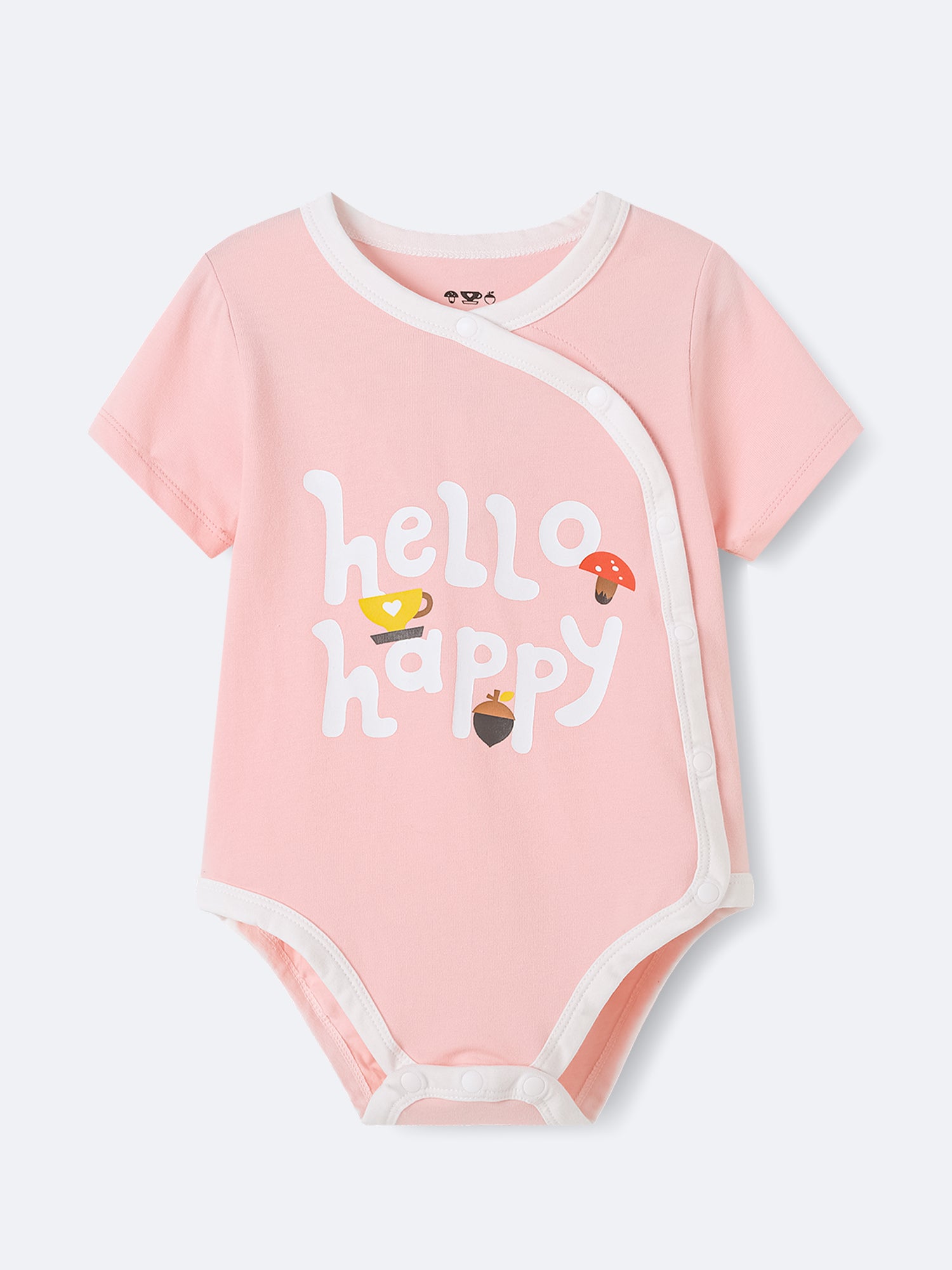 Baby short sleeve stripes bodysuit and leggings set