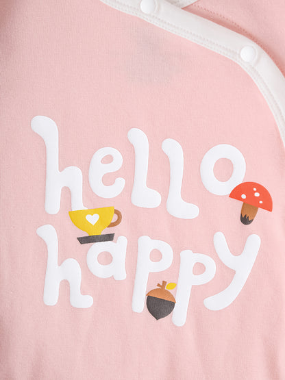 Baby short sleeve stripes bodysuit and leggings set