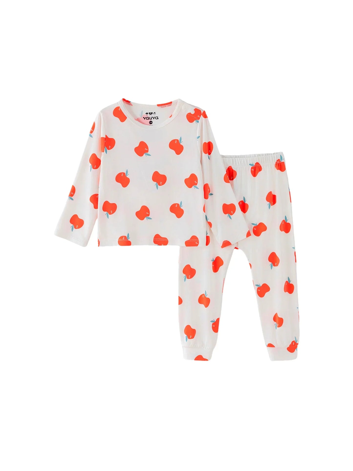 Baby Bamboo All‑Over Fruit Print Long Sleeve Set