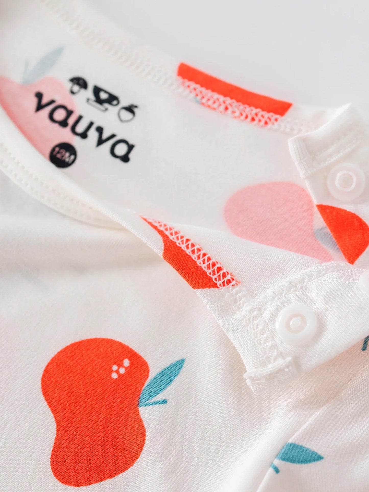 Baby Bamboo All‑Over Fruit Print Long Sleeve Set