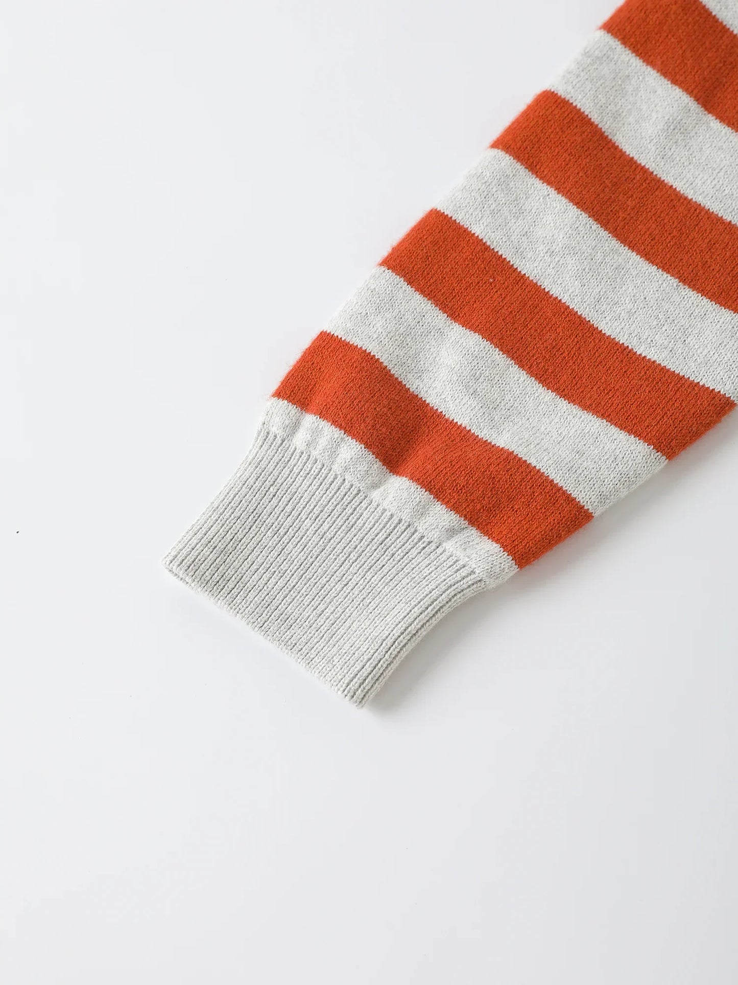 Kids' Striped Fox Knit Cardigan