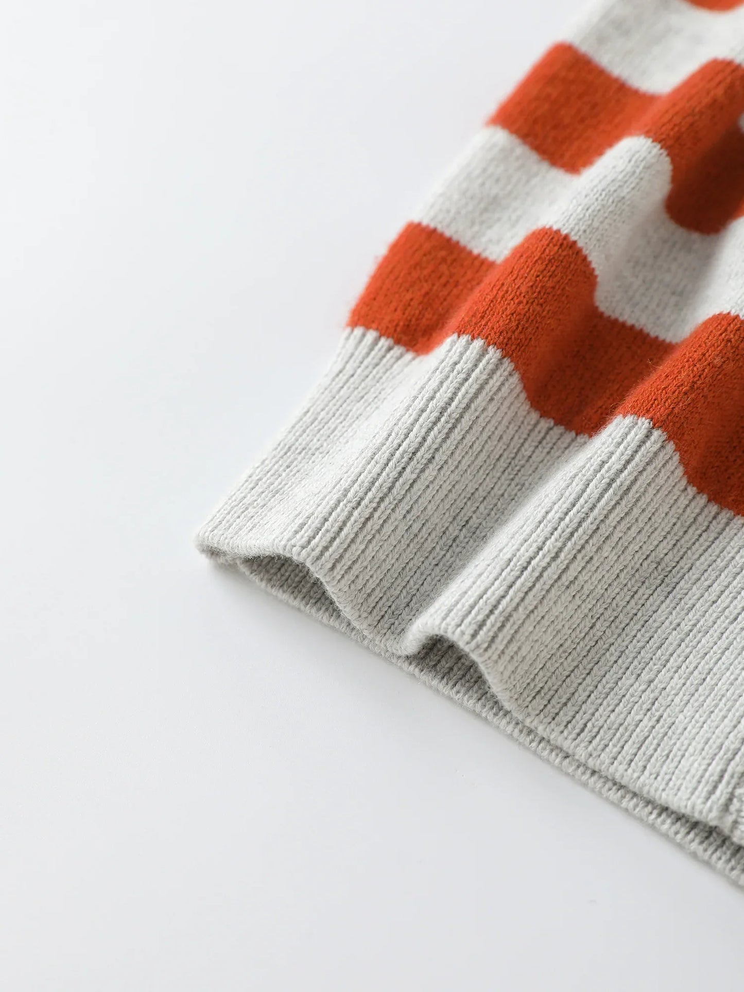 Kids' Striped Fox Knit Cardigan