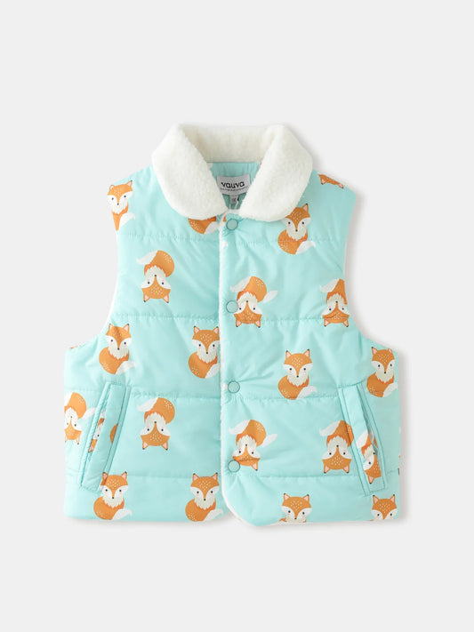 Kids' Printed Puffer Gilet