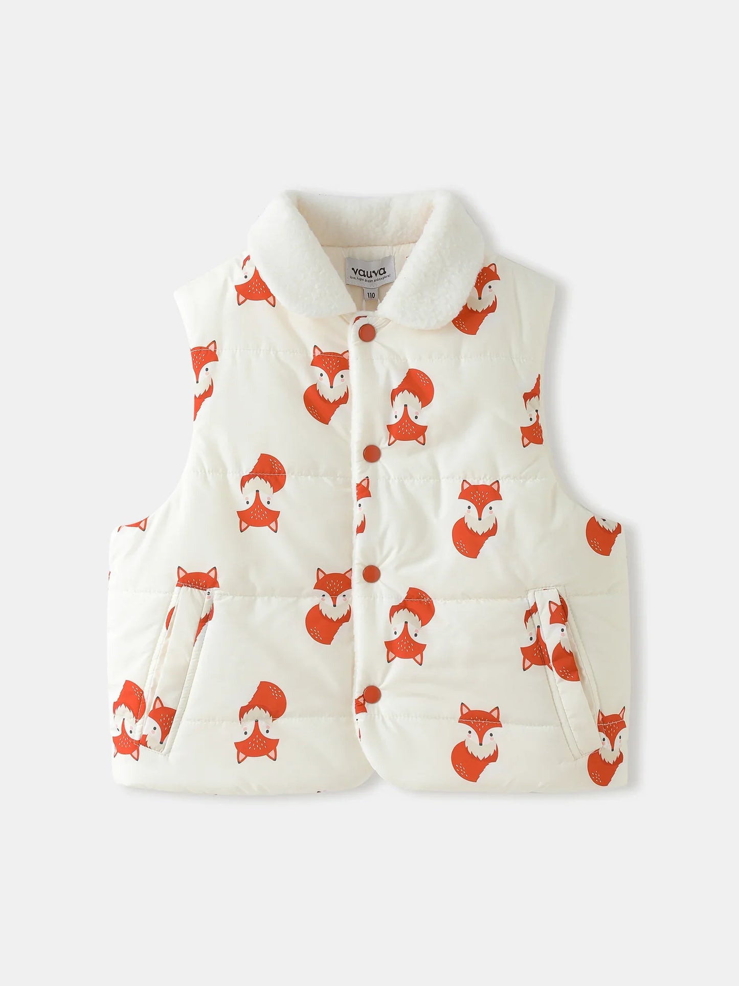 Kids' Printed Puffer Gilet