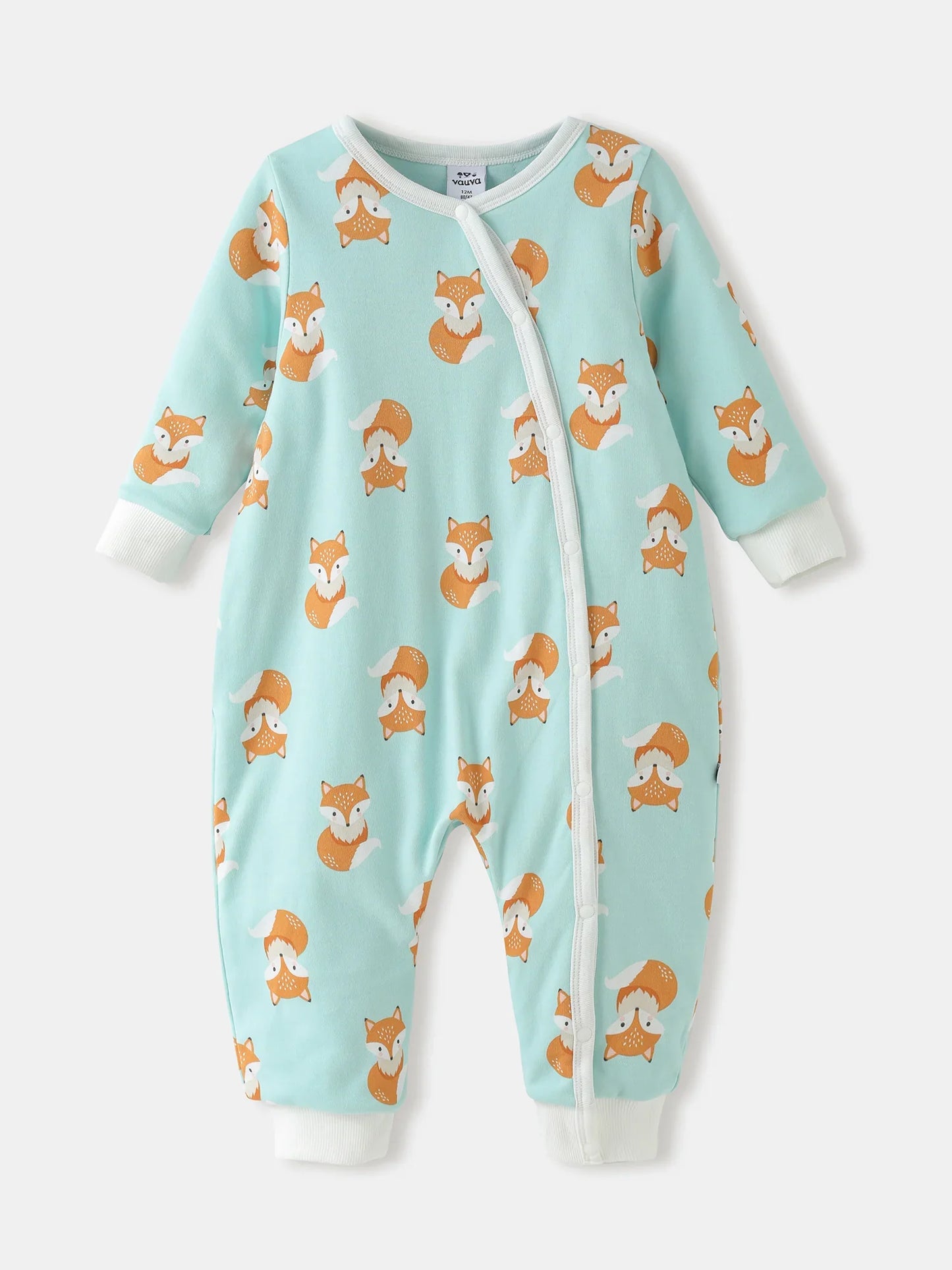 Baby’s Printed Zip‑Up Romper