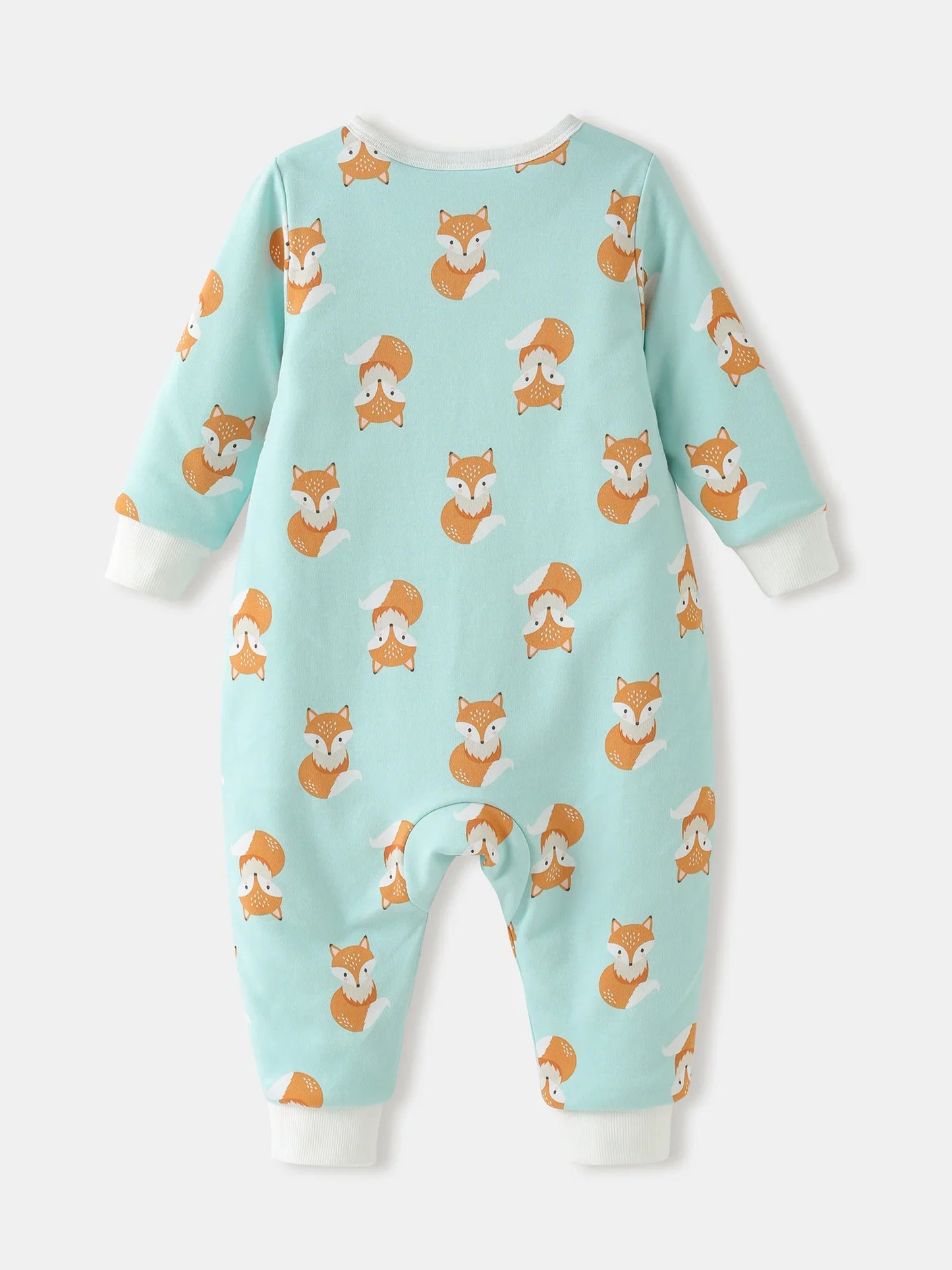 Baby’s Printed Zip‑Up Romper