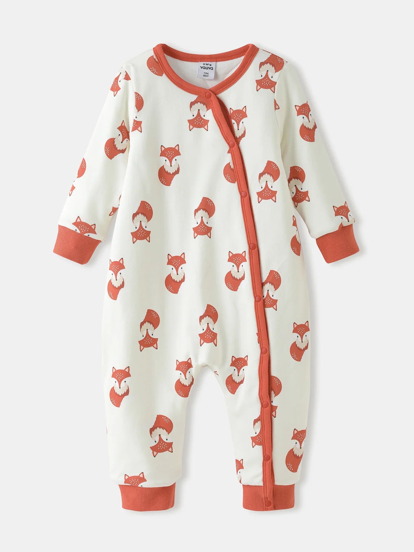 Baby’s Printed Zip‑Up Romper