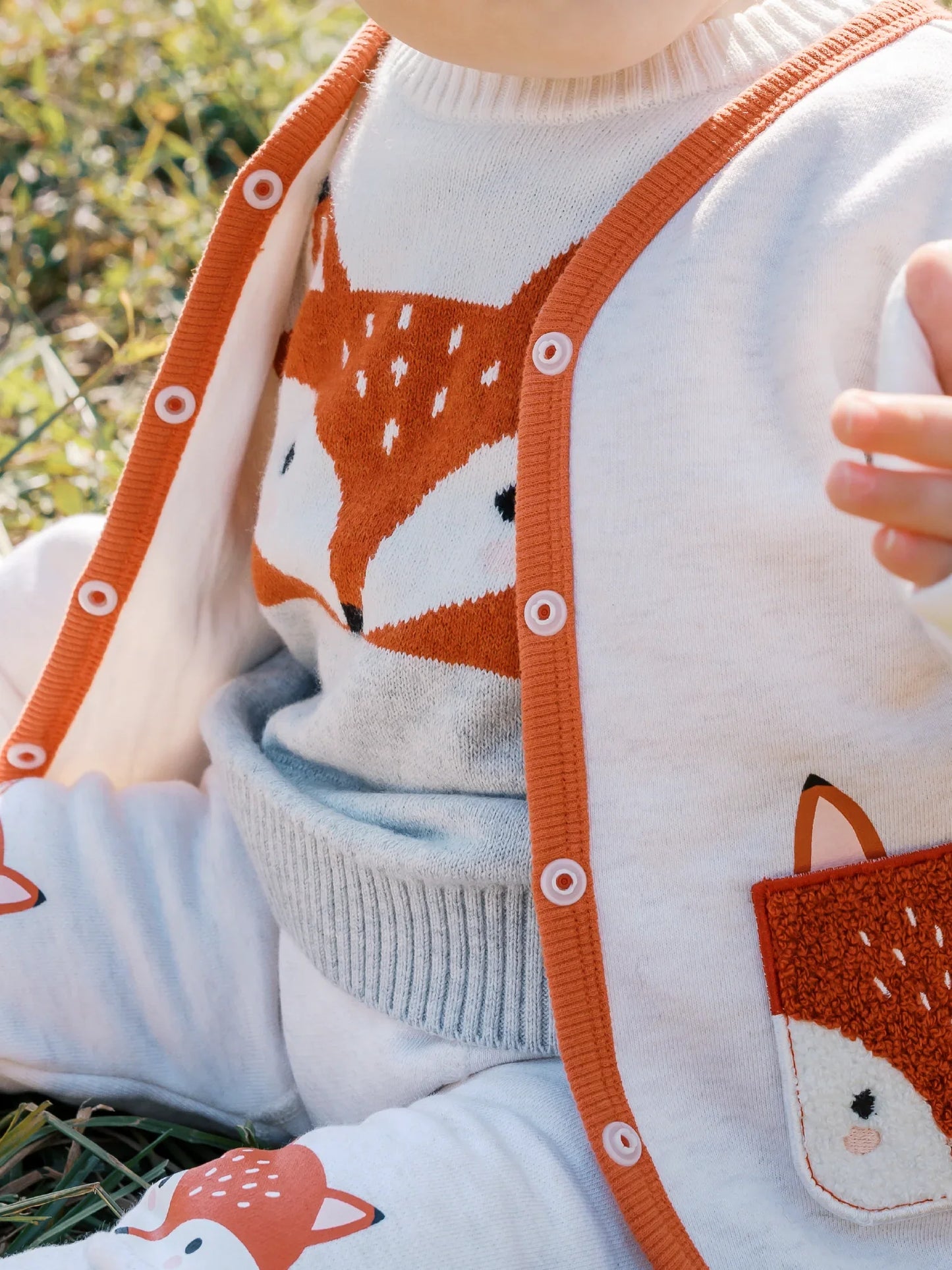 Baby Fox Knit Sweater