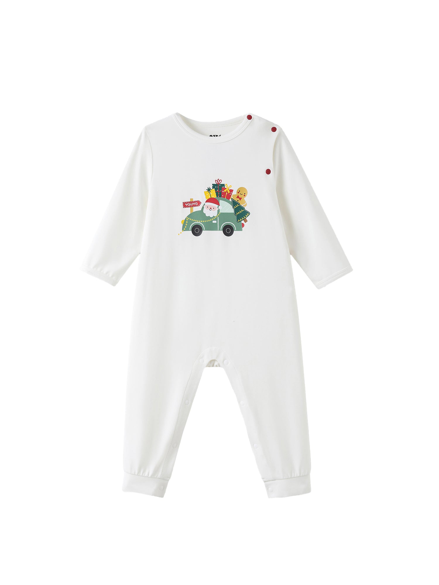 Babies Xmas Print Romper