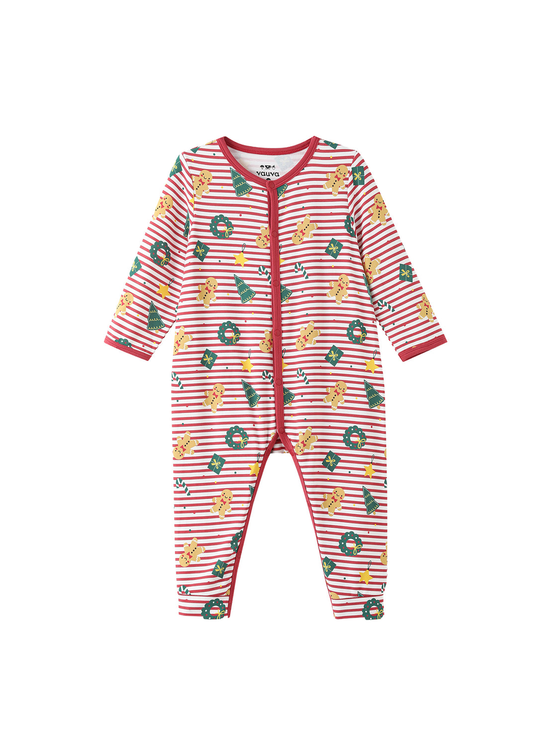 Babies Xmas Pattern Romper