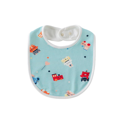 Babies Pattern Blanket & Bib Set
