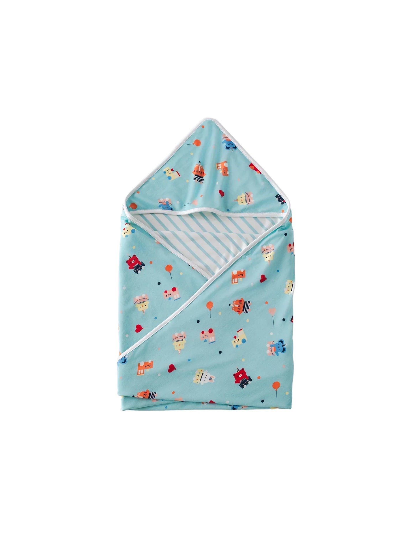 Babies Pattern Blanket & Bib Set