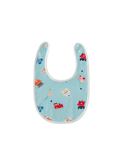 Babies Pattern Blanket & Bib Set