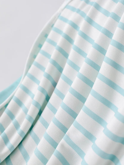 Babies Pattern Blanket & Bib Set