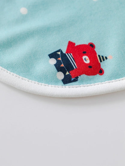 Babies Pattern Blanket & Bib Set