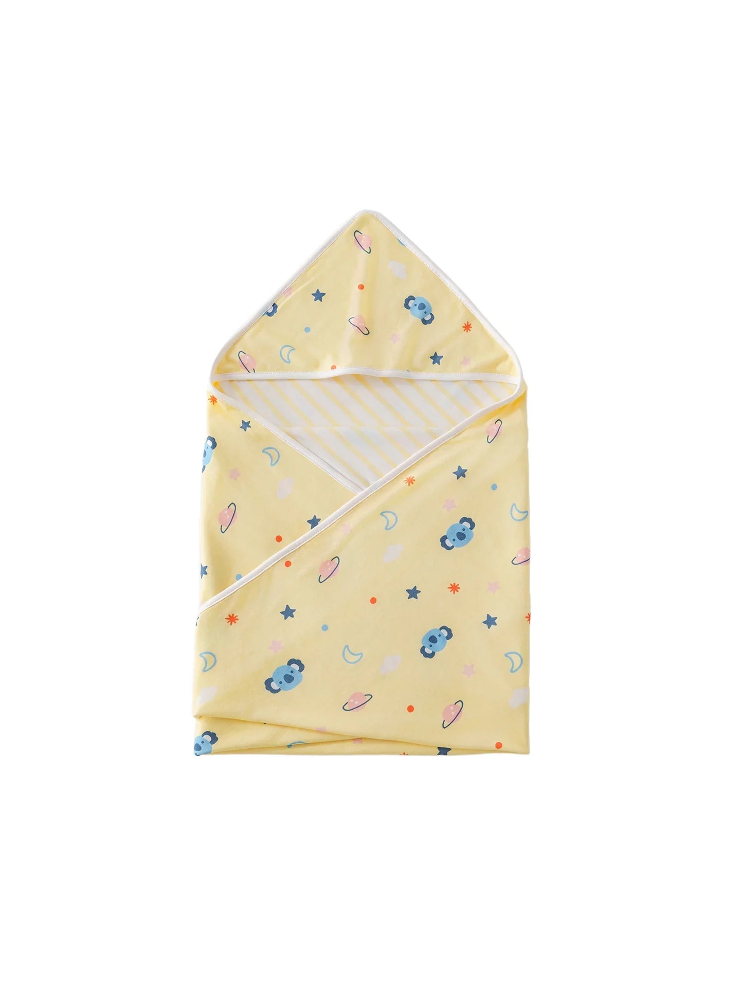 Babies Pattern Blanket & Bib Set