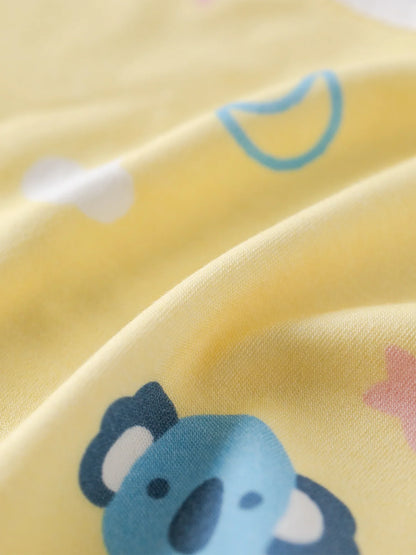 Babies Pattern Blanket & Bib Set