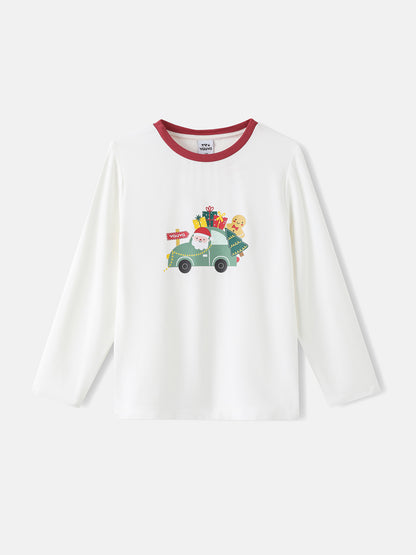 Kids Xmas Pattern Lounge Set