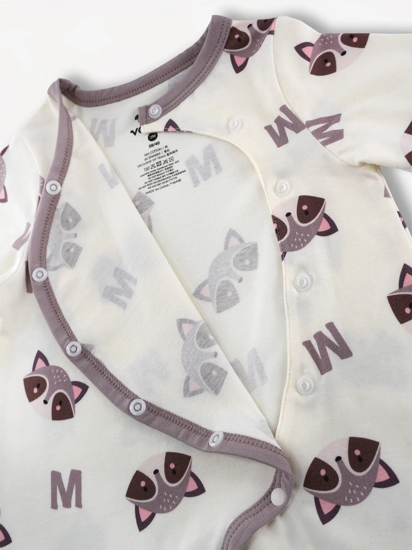 Baby's Romper And Bib Set