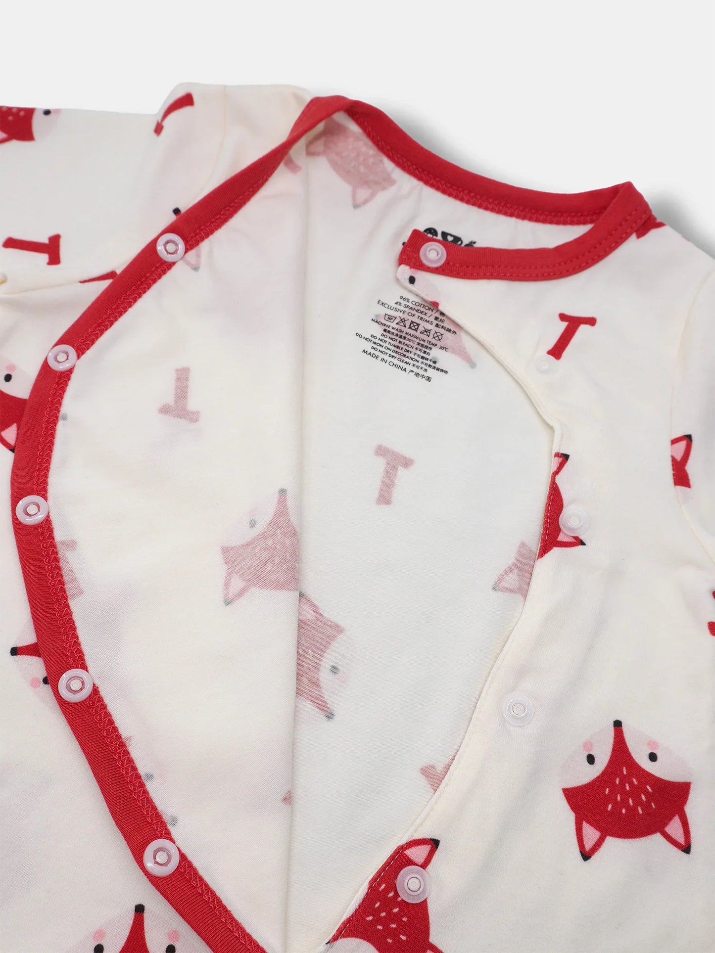 Baby's Romper And Bib Set