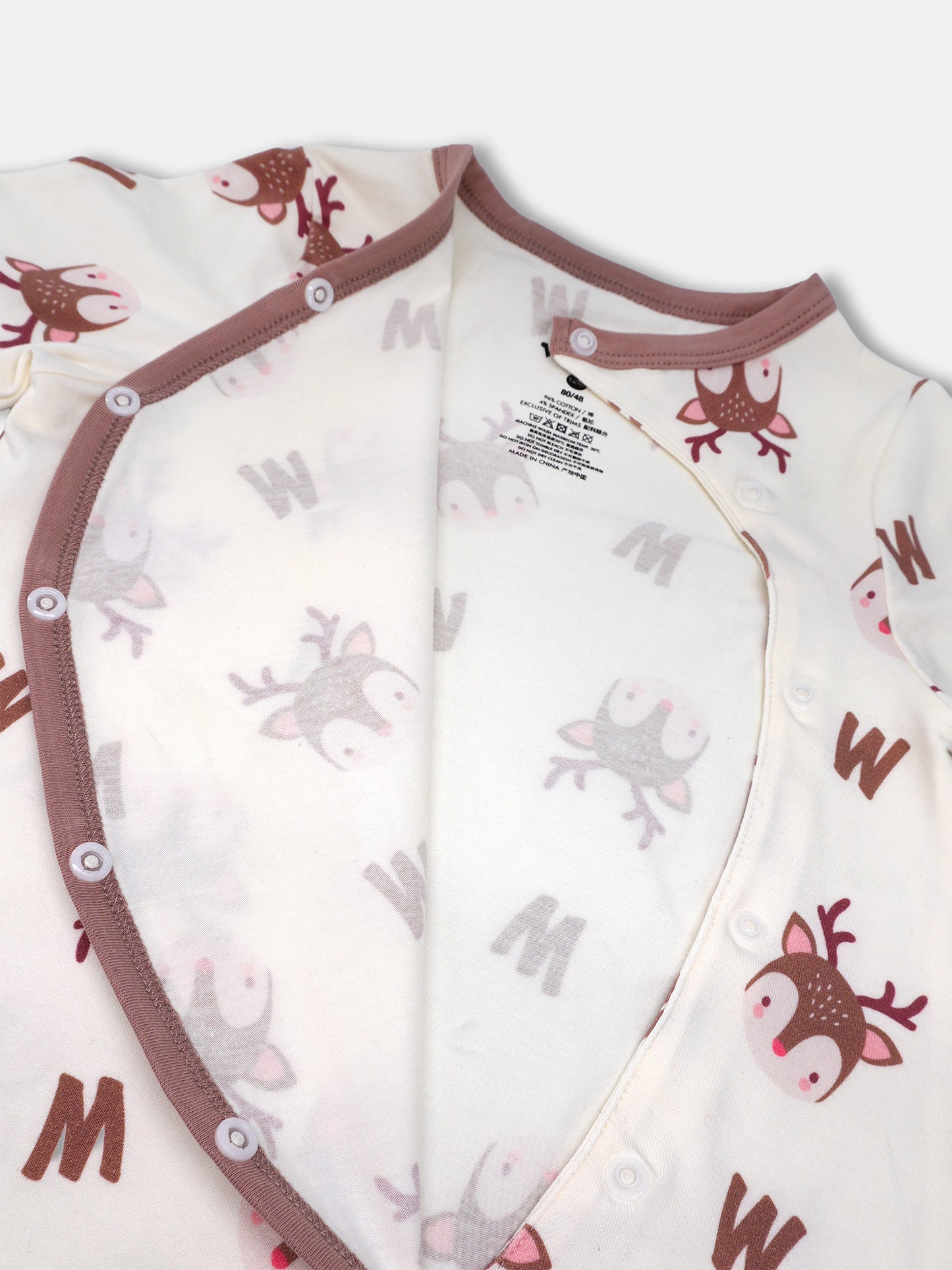 Baby's Romper And Bib Set