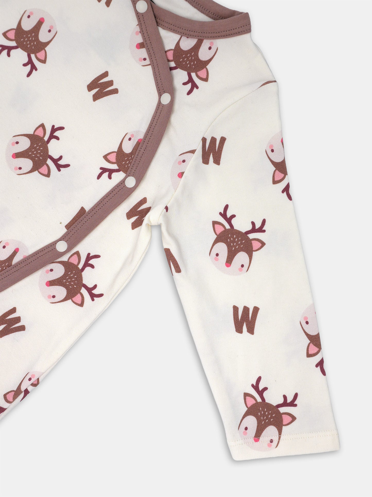 Baby's Romper And Bib Set